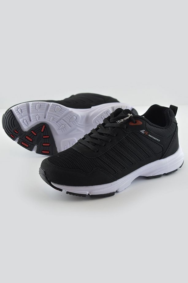 Mp 6803 Ortopedik Taban Siyah Unisex Spor Ayakkabı Hafif Eva Taban - 2
