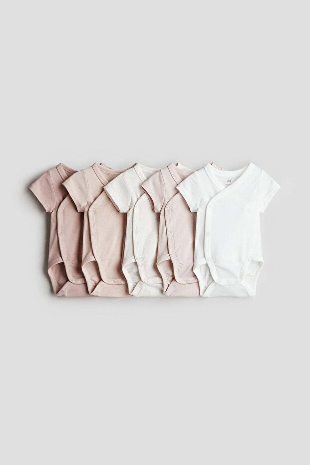 5-pack cotton bodysuits