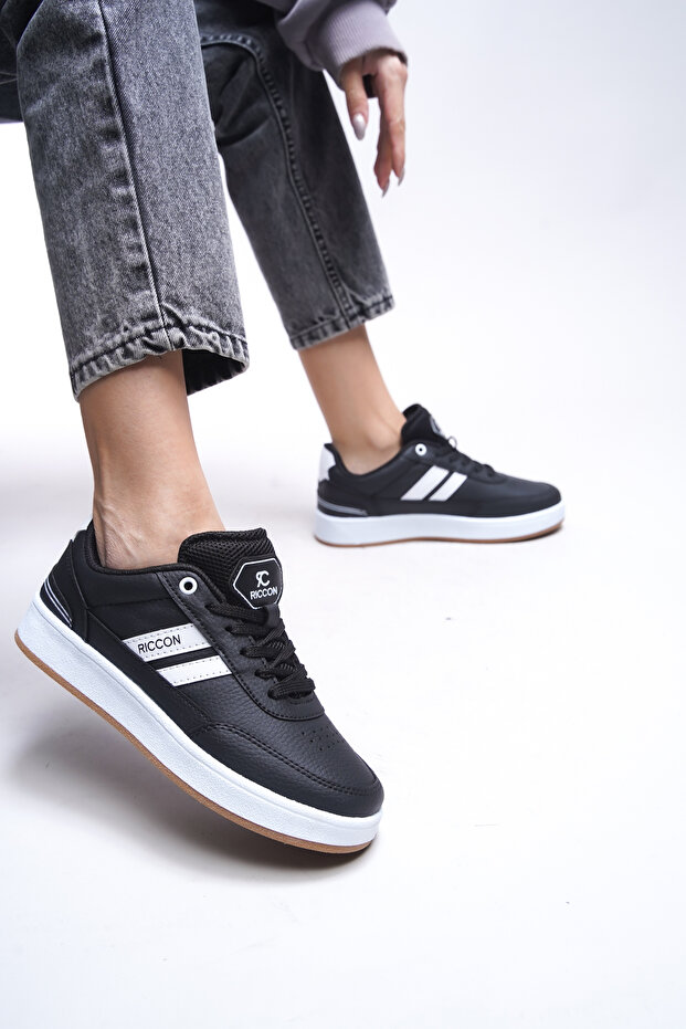 Unisex tenisky Zraudan 001234 Čiernobiely krep - 7