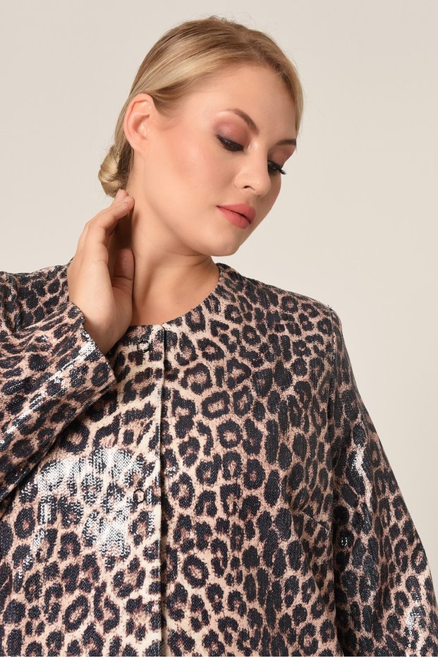 Leopar Desenli Kaban