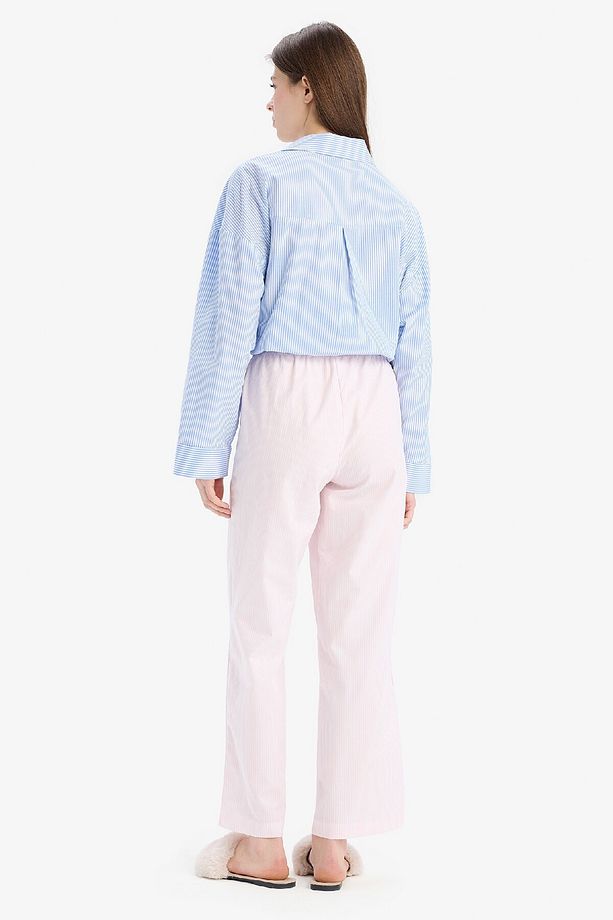 Uzun Boy Poplin Pijama Altı-fall In Love E5769ax25sp - 6
