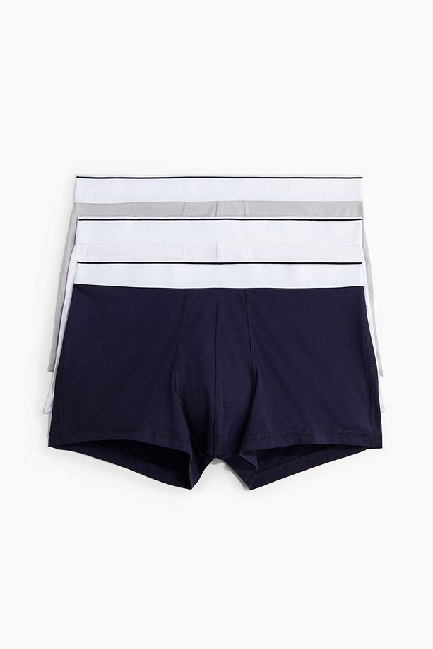 3'lü Kısa Paça Boxer Şort Lycra® - 1