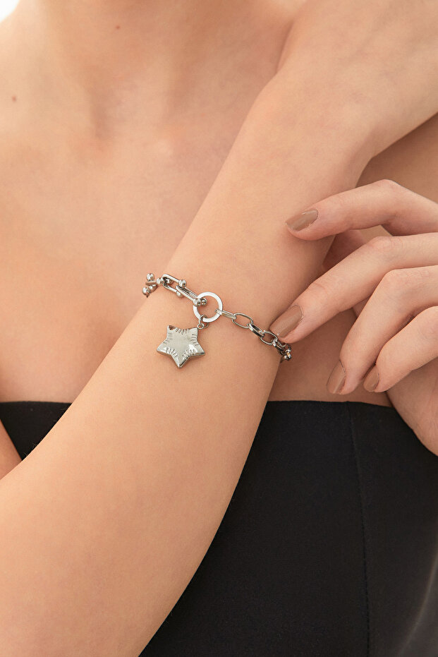 Yıldız Çelik Bileklik - 2
