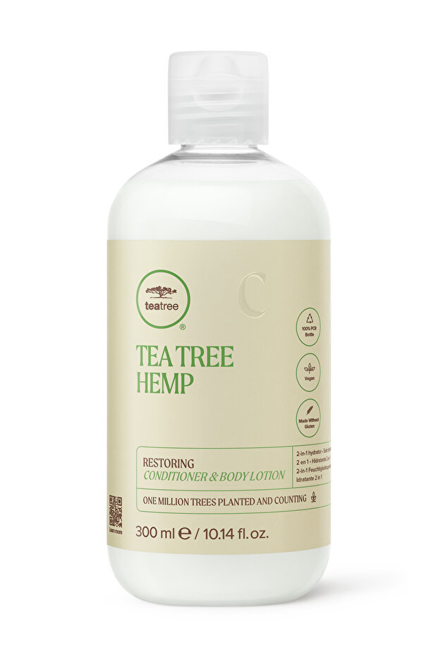 TEA TREE HEMP RESTORING ONARICI SAÇ VE VÜCUT LOSYONU 300ML - 1