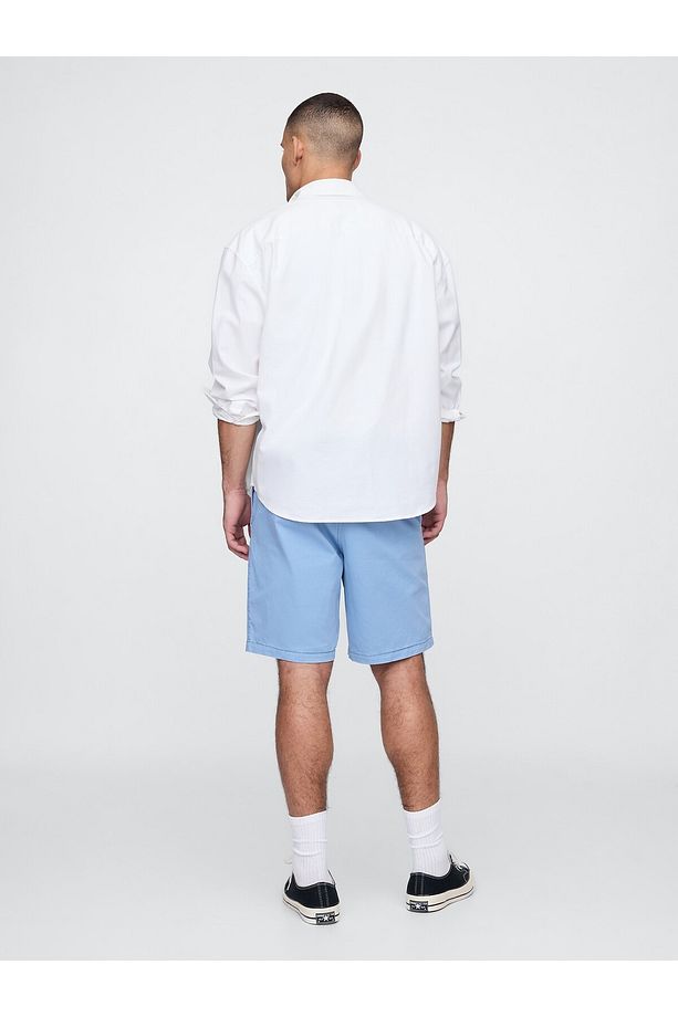 Erkek Mavi Essential Khaki Şort - 6