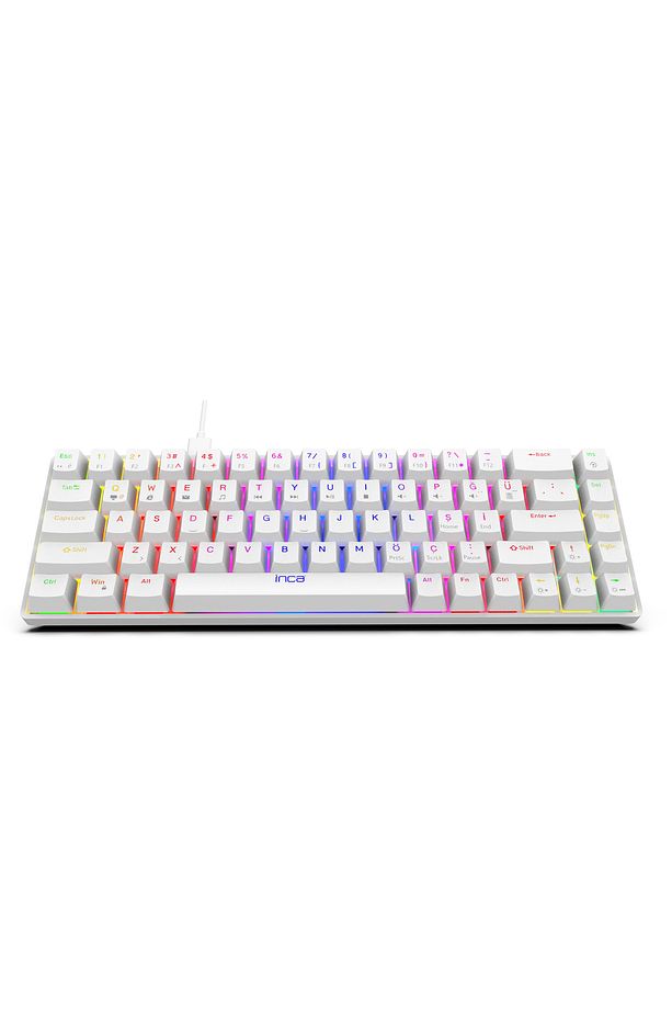 IKG-453 Empousa 68 Keys Red Switch Full Rainbow Mechanical Keyboard - 1