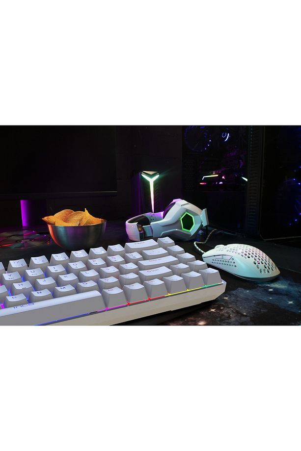 IKG-453 Empousa 68 Keys Red Switch Full Rainbow Mechanical Keyboard - 7