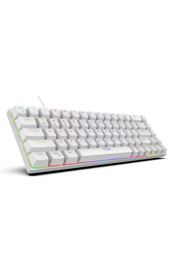 IKG-453 Empousa 68 Keys Red Switch Full Rainbow Mechanical Keyboard - 4