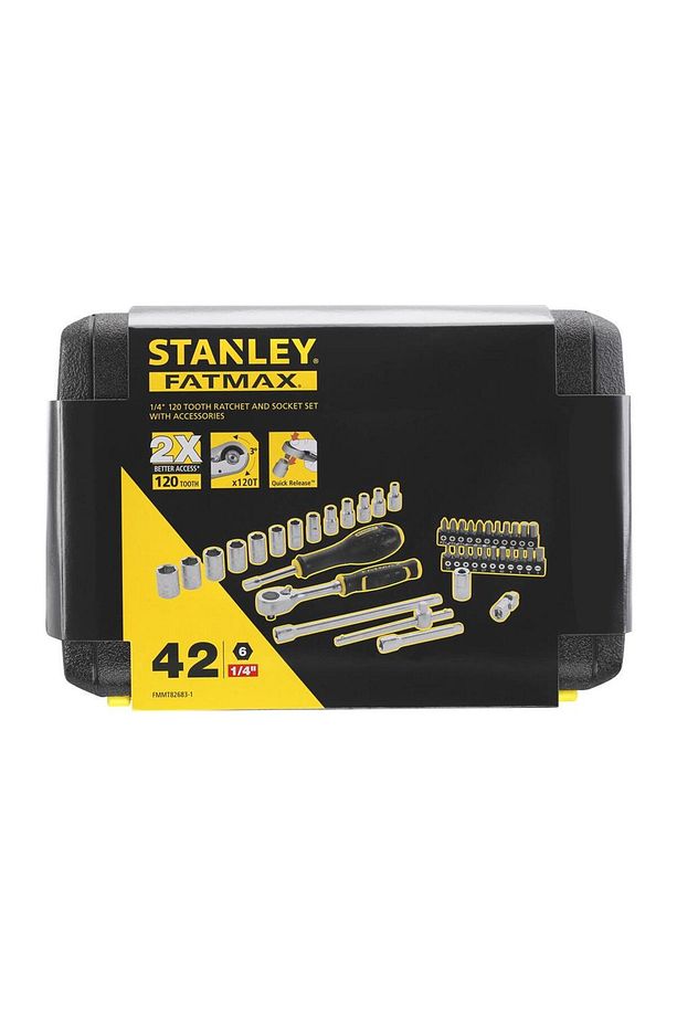 Fatmax 6 Köşe 1/4" Lokma/Bits Uçlu Anahtar Takımı 42 Parça - 5