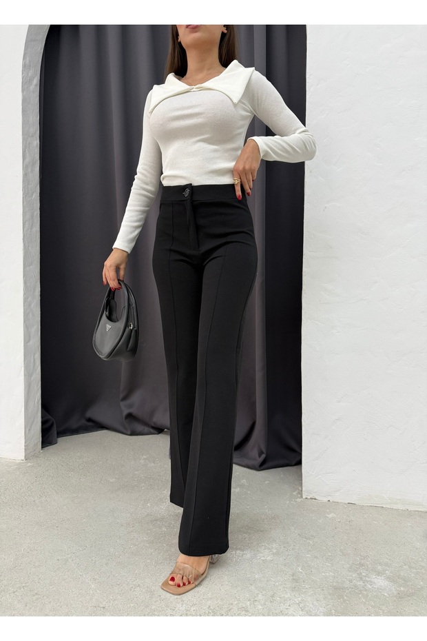 DÜĞMELİ PANTOLON - 2