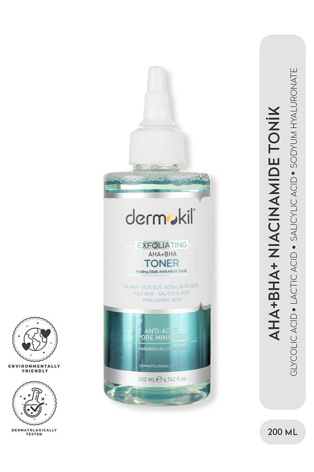 Exfoliating Aha Bha Niacinamide Tonik 200 ml - 1