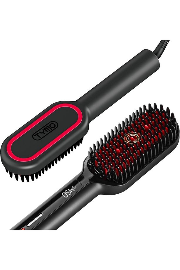 Ionic Plus Saç Düzleştirici Fırça, Kalın ve Kıvırcık Saçlar İçin, 16 Isı Ayarı Uyumlu - 1