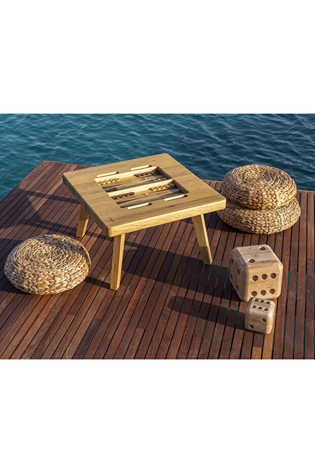 Backgammon 78X45 cm Natural