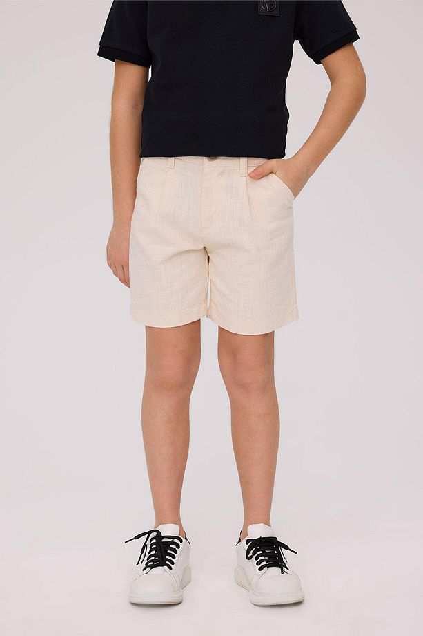 BG Store Erkek Çocuk Ekru Şort - 3