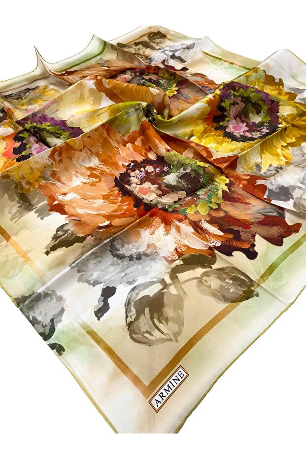 Eșarfă de mătase Tivil - 8951d-32 - 1