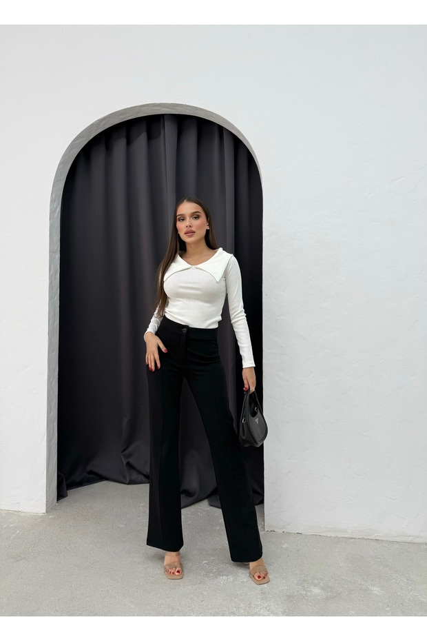 DÜĞMELİ PANTOLON - 4