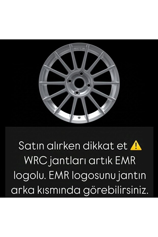 JANT WRC 7X16 4X100 16* ET:35 CB.73.1 SİLVER GLOSS YENİ KALIP WRC JANT-4 ADET - 3