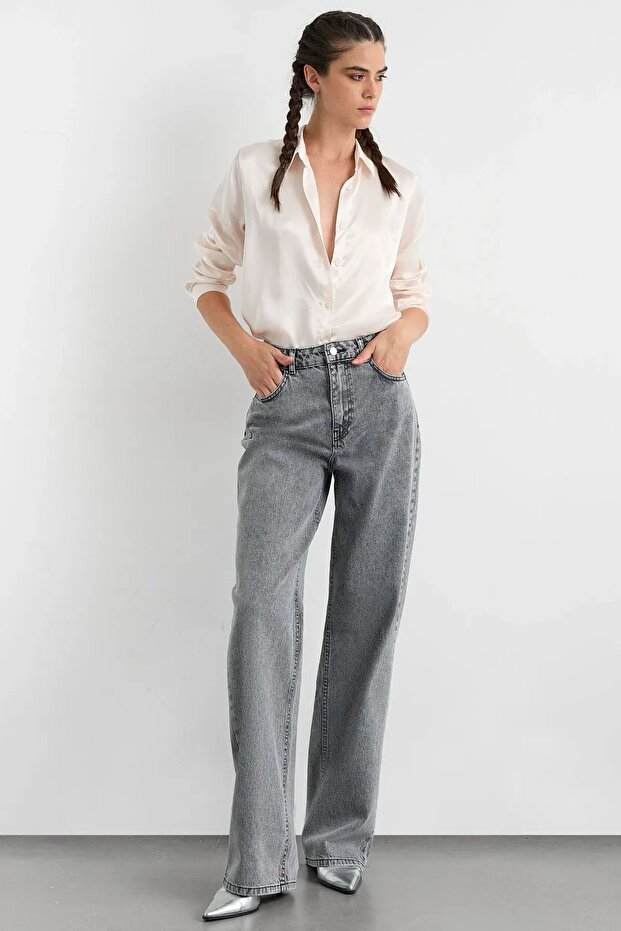 Saten Klasik Gömlek - 2