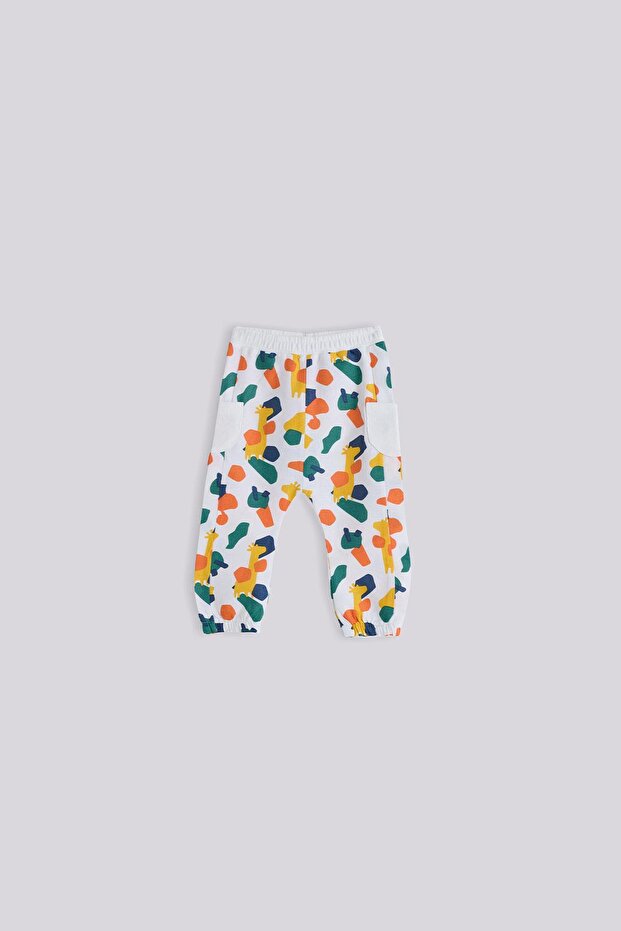 BG Store بنطال رياضي منقوش للأطفال الرضع