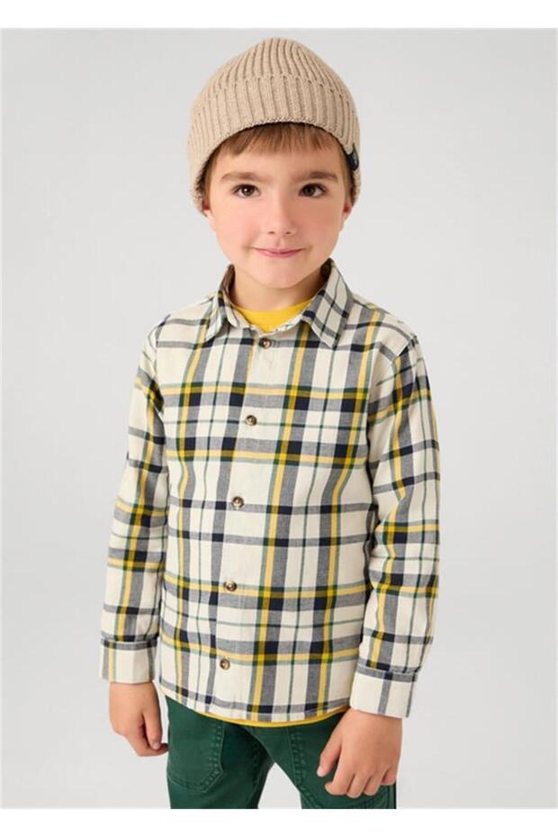 Mayoal Male Child Plaid Shirt 4115