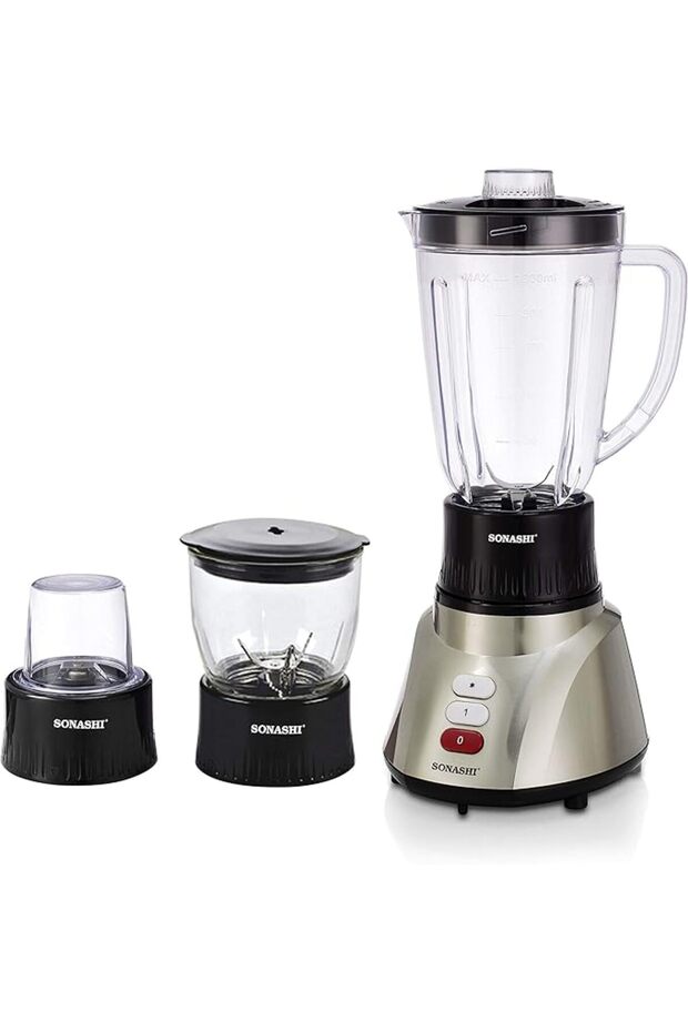 400W 3 IN 1 BLENDER, SILVER - SB-160