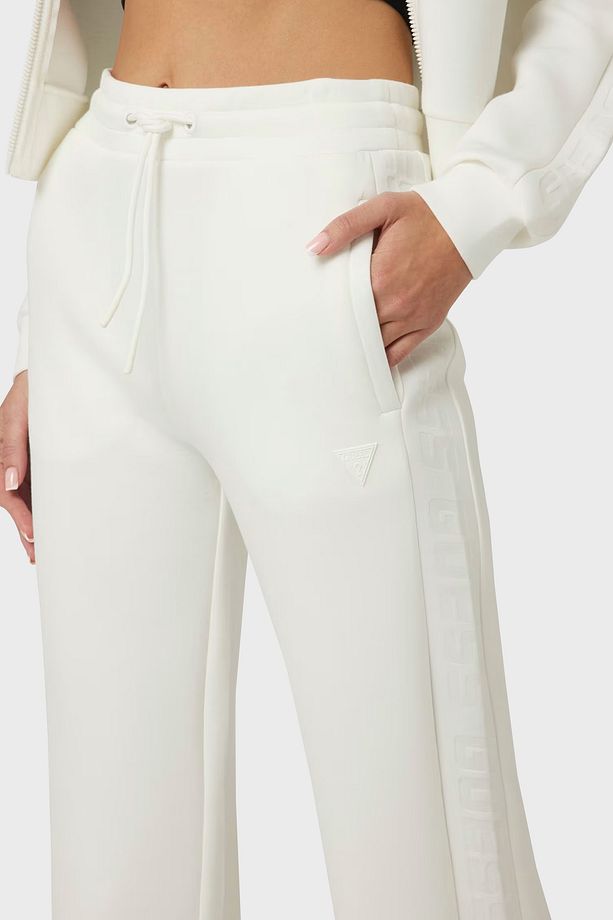 Brenda Regular Fit Yüksek Bel Bol Paça Logolu Pantolon V3RB21K7UW2 PANTOLON V3RB21 K7UW2 - 4