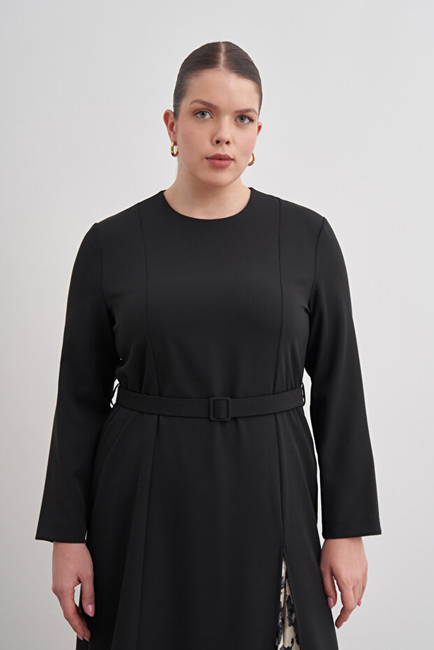 Kemerli Kuplu Elbise - 2