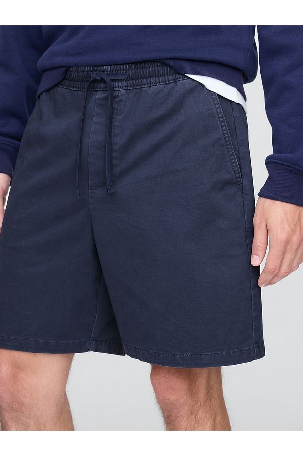 Erkek Lacivert Twill Şort - 3