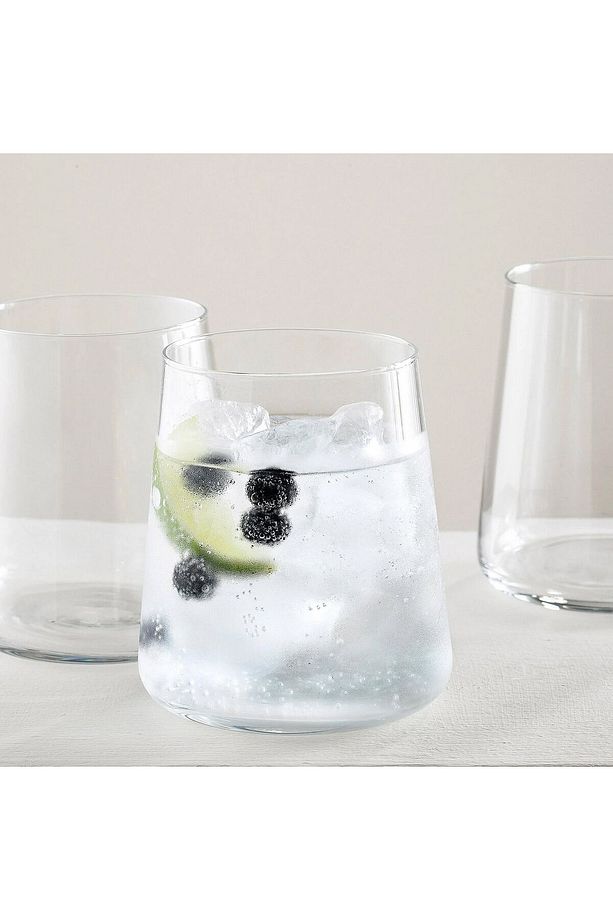 Arletta Su Bardağı Seti 380 ml 4'lü Set Transparan - 5