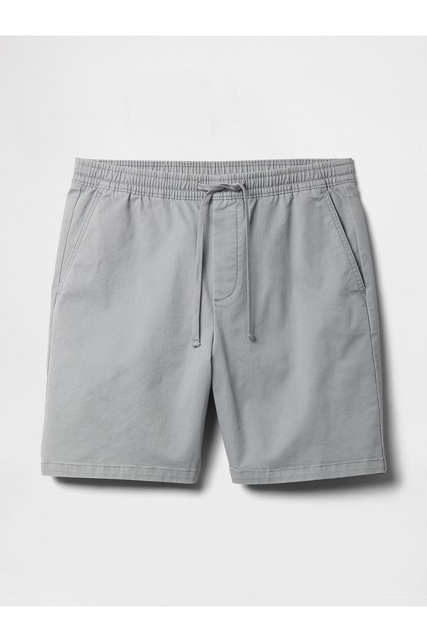 Erkek Gri Twill Şort - 2