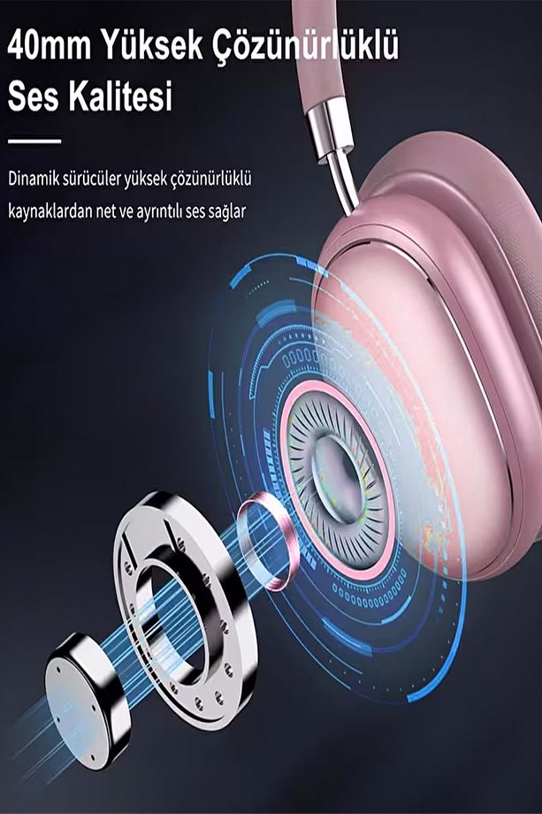 Hp5 Anc Kulak Üstü Kablosuz Bluetooth Kulaklık - 3