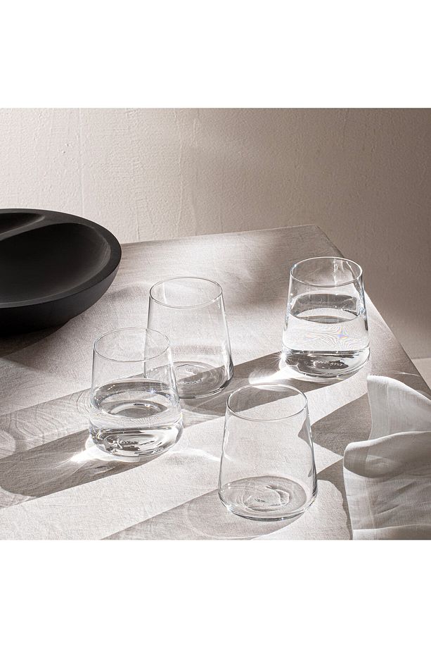 Arletta Su Bardağı Seti 380 ml 4'lü Set Transparan - 2