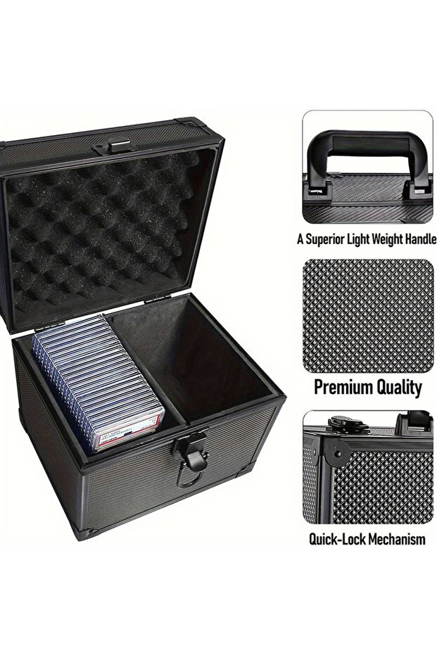 Graded Card Storage Box Organizer for PSA BGS FGS SGC Trading Cards Slabs Card Brick Case for MTG...