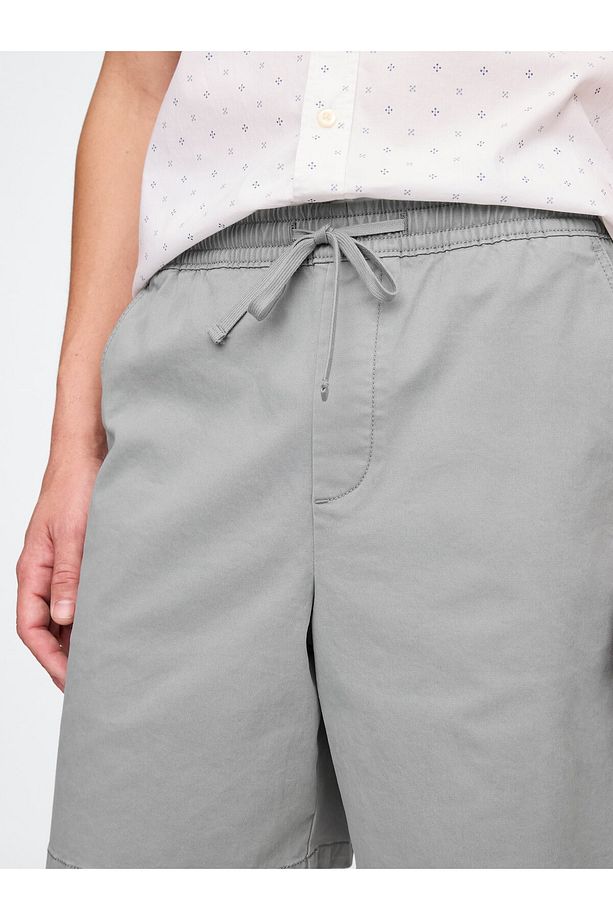 Erkek Gri Twill Şort - 3