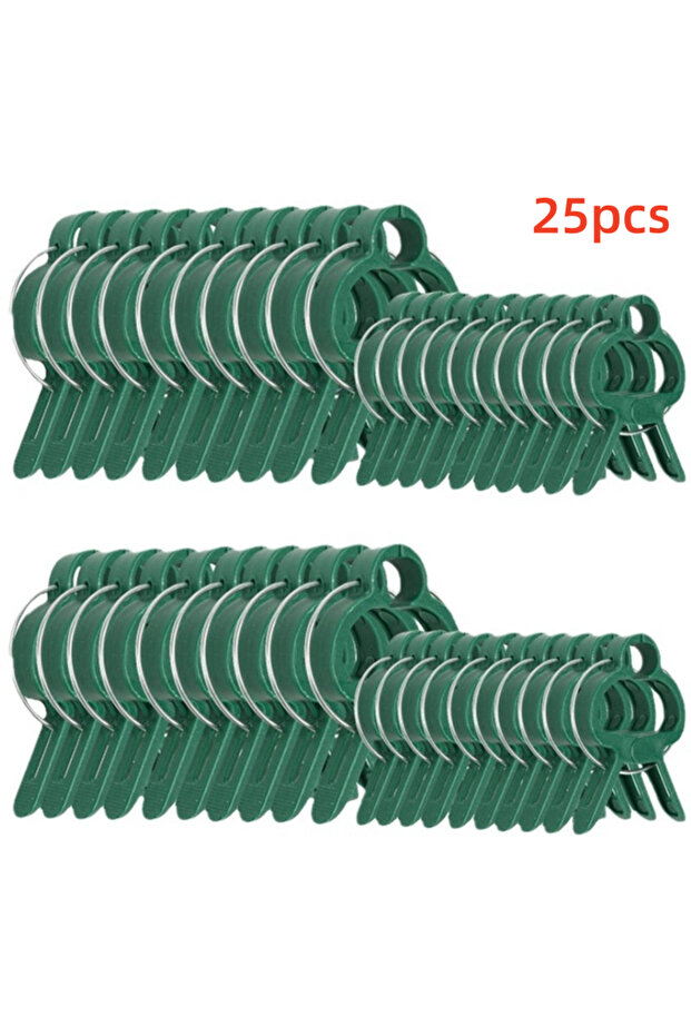 Big 20Pcs Plant Fixed Clips Reusable Garden Greenhouse Bracket for Fixed Plants Vine Flower Seedli
