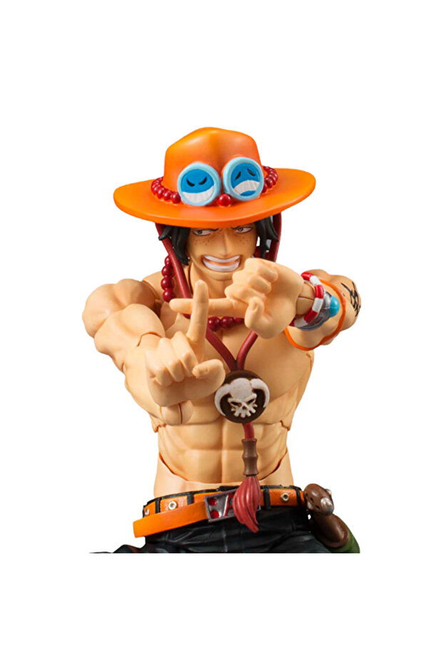 Bandai with box 01 Anime One Piece 18cm BJD Joints Moveable ACE PVC Action Figure Collection Model T