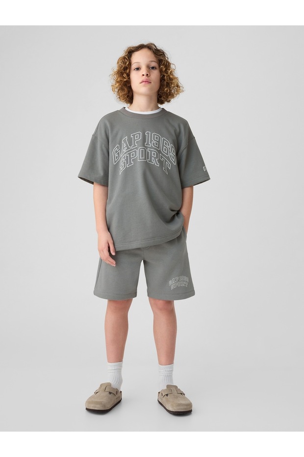 Erkek ÇocukGap Logo Sweat Şort - 5