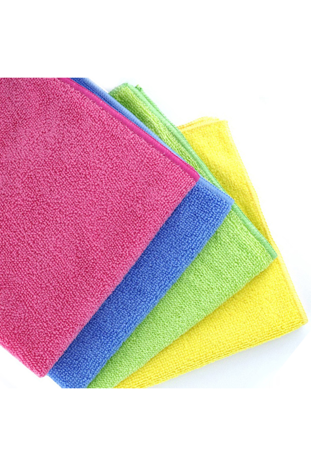 Microfiber 4-Piece Cleaning Cloth - 1