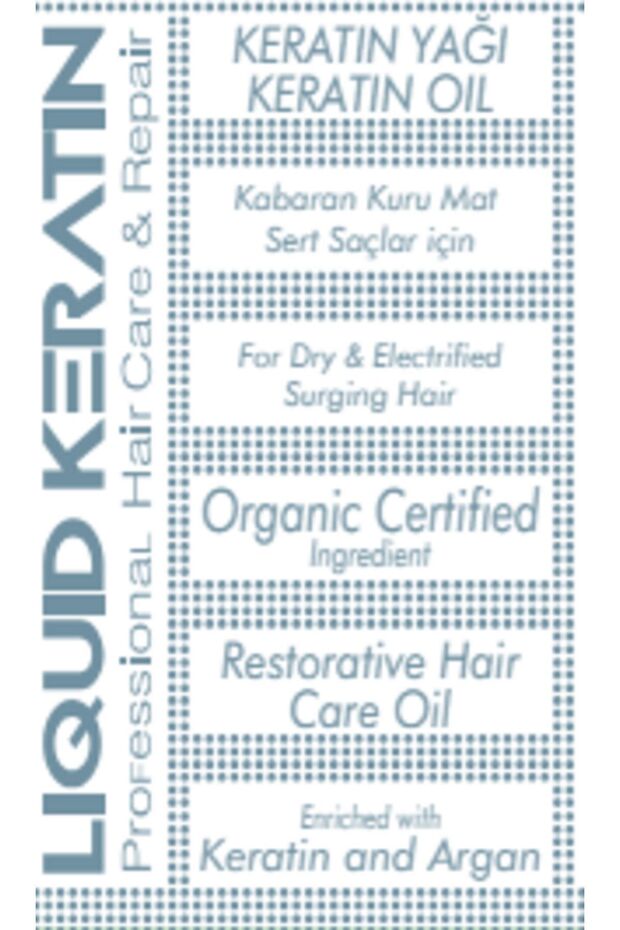 Kuru Kabaran Elektriklenen Saçlar Için Keratin Bakım Yağı (50ML) - 4