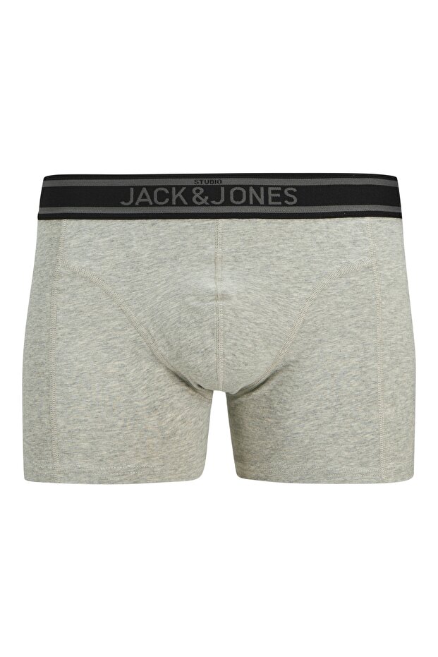 Jack Jones Jackyle Solid Trunks 3 Pack Men's Black Boxer 12268599-02 - 5