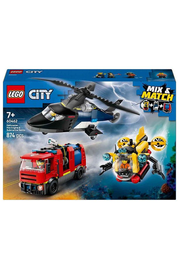 City Helikopter, İtfaiye Kamyonu ve Denizaltı Karışımı 60462 - 6