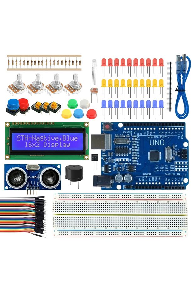 Robotik Kodlama Seti 124 Parça (Arduino Temelli, Kutulu ve E-Kitaplı) - 1