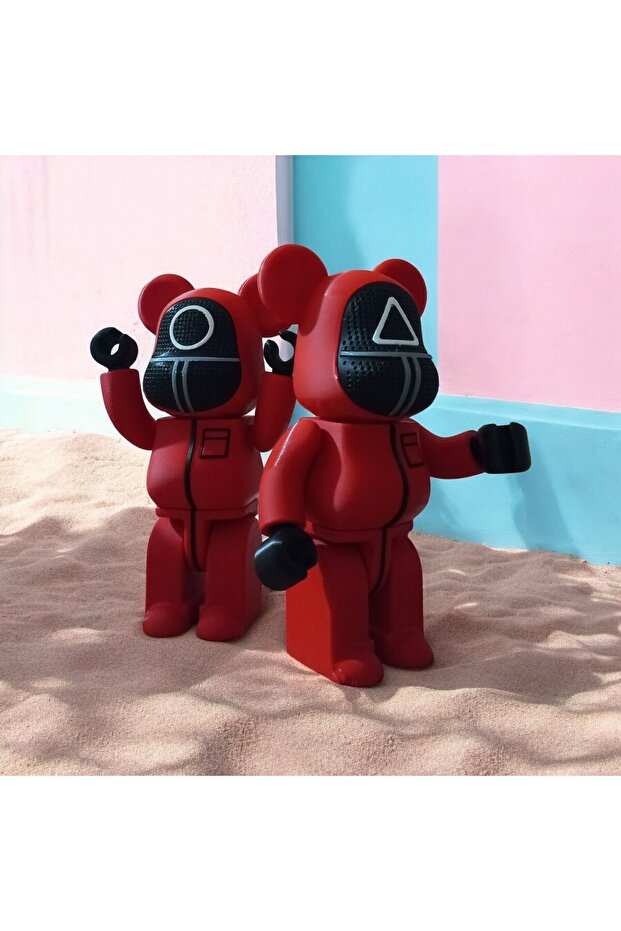 Squid Game x Bearbrick 3'lü Figür Seti - 2