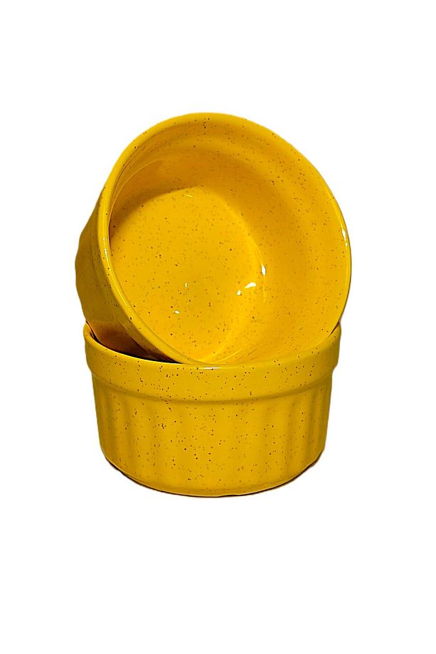 6 Adet 10 Cm 300 ML.Sufle Kabı-Muffin-Cup Cake-Sütlaç-Magnolia-Güveç-Fırın ve Kek Kalıbı. - 6
