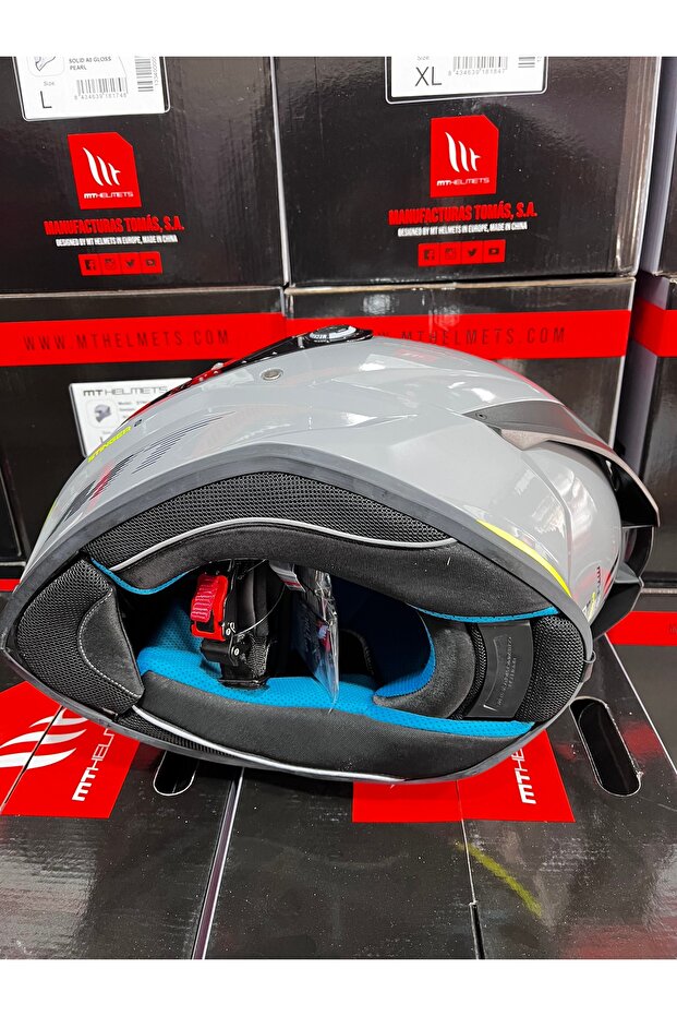 Helmets stinger 2 solid nardo gri (şeffaf vizörlü) - 8