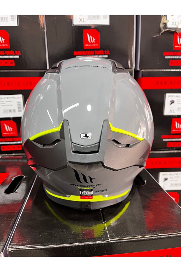 Helmets stinger 2 solid nardo gri (şeffaf vizörlü) - 7