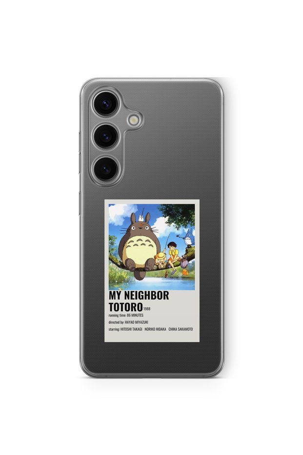 Samsung Galaxy S23 Compatible My Neighbor Totoro Design Printed Transparent Case