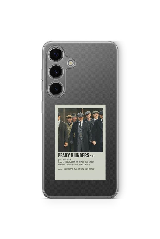 Samsung Galaxy S23 Compatible Peaky Blinders Poster Design Printed Transparent Case