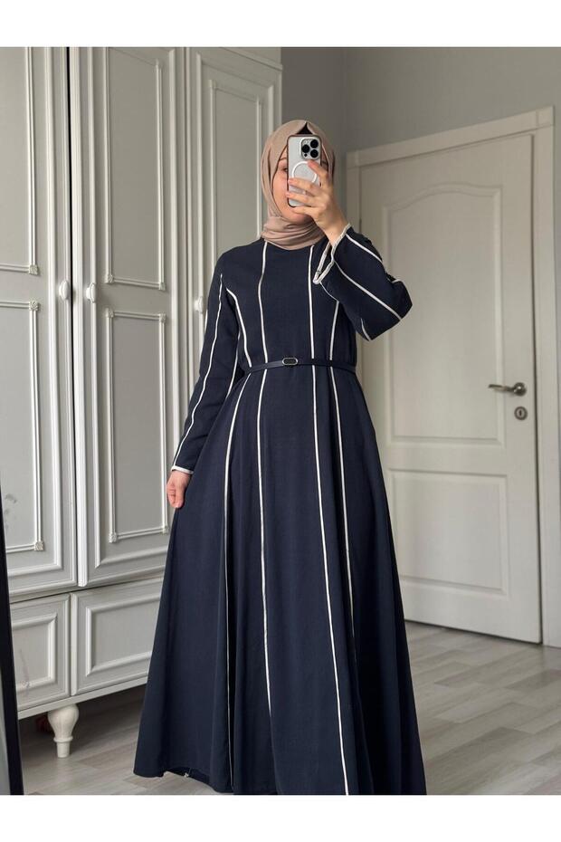 Biye Detaylı Elbise
