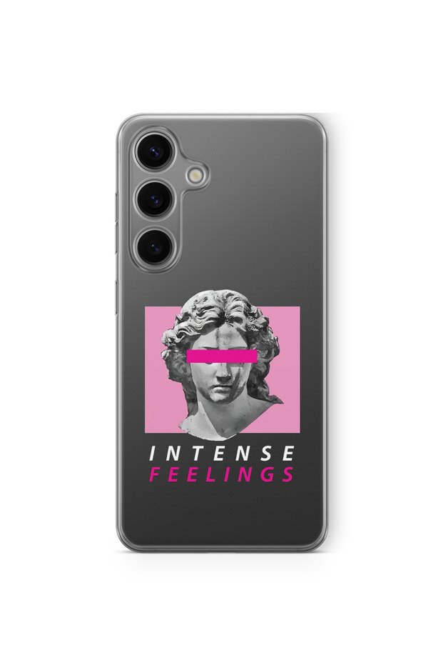 Samsung Galaxy A05S Compatible Intense Feelings Design Printed Transparent Case
